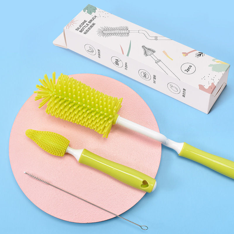Baby Silicone Bottle Brush Straw