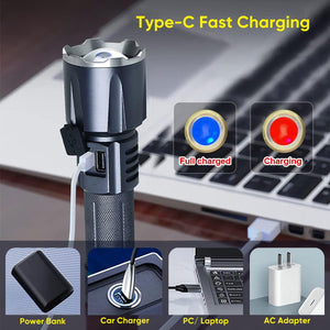 Pack Of 2 High Lumens Flashlight