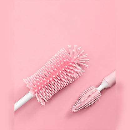 Baby Silicone Bottle Brush Straw