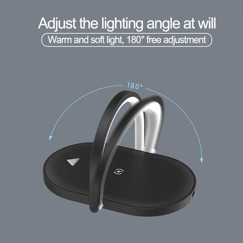 3 In 1 Foldable Wireless Charger Night Light