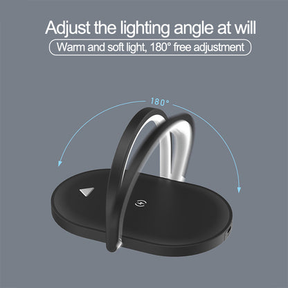 3 In 1 Foldable Wireless Charger Night Light