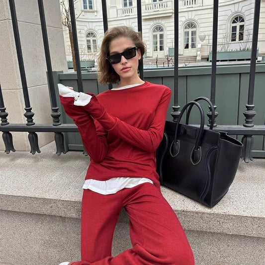 Thin Long-sleeve Suit Women's Inner Wear Dress