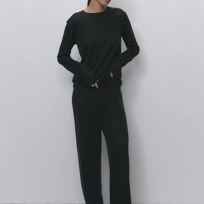 Thin Long-sleeve Suit Women's Inner Wear Dress
