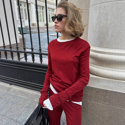 Thin Long-sleeve Suit Women's Inner Wear Dress